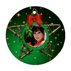 My Star Round Ornament (2 sided) - Round Ornament (Two Sides)