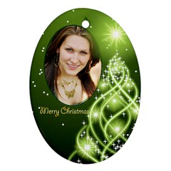 Christmas Oval Ornament 7 (2 Sided)