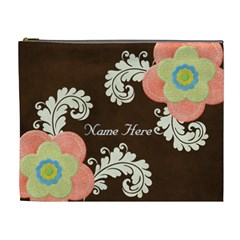 XL Cosmetic Case: Big Flowers2 (7 styles) - Cosmetic Bag (XL)