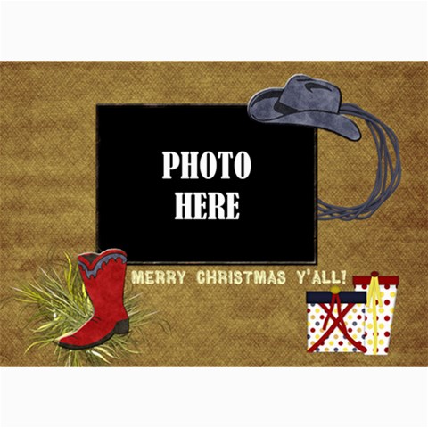 Lone Star Holidays Card 2 By Lisa Minor 7 x5  Photo Card - 3