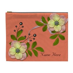 XL Cosmetic Case: Big Flowers6 (7 styles) - Cosmetic Bag (XL)