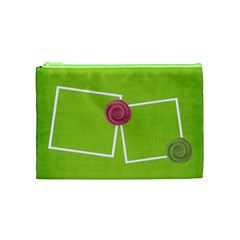 green cosmetic bag (M) (7 styles) - Cosmetic Bag (Medium)