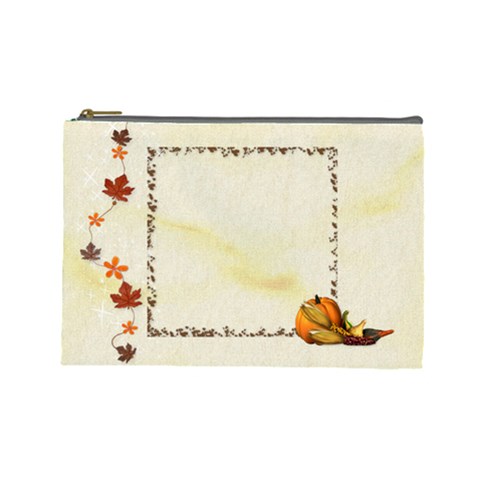 Autumn Cosmetic Bag (l) By Elena Petrova Front