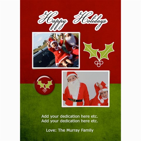 5x7 Photo Cards: Happy Holidays By Jennyl 7 x5  Photo Card - 1