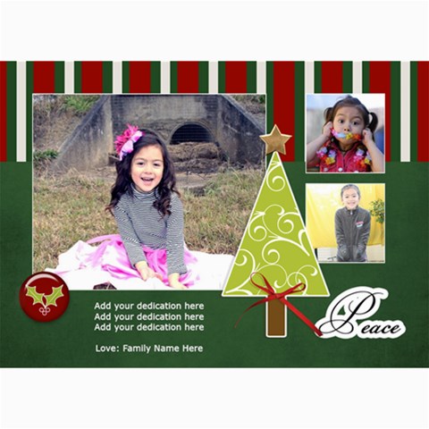 5x7 Photo Cards: Christmas Greetings By Jennyl 7 x5  Photo Card - 1