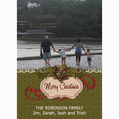 5x7 Photo Cards: Family 2 (christmas) By Jennyl 7 x5  Photo Card - 1