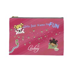 Girly Fun Cosmetic Bag (7 styles) - Cosmetic Bag (Large)