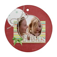 merry christmas - Ornament (Round)