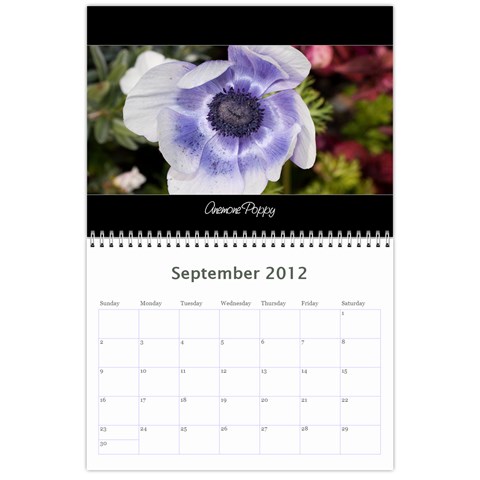 2012 Calender Nan By Rob Sep 2012