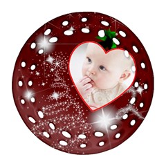 Christmas Collection Ornament (round Filigree)