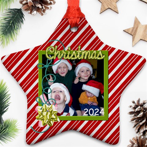 Star 2024 Ornament 1 By Martha Meier Front