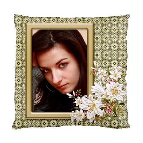 A Little Elegance (2 Sided) Cushion By Deborah Front