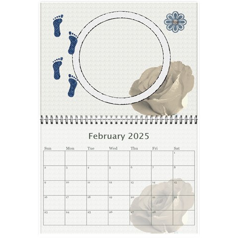 Family 8 5x6 Mini Wall Calendar By Lil Feb 2025