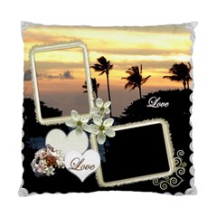 Wedding Love palm Sunset Double Sided Cusion Case - Standard Cushion Case (Two Sides)