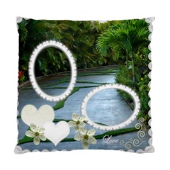 Wedding Love green palm Double Sided Cushion Case - Standard Cushion Case (Two Sides)