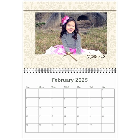 Mini Calendar 2025 And Any Year: Memories To Cherish By Jennyl Feb 2025