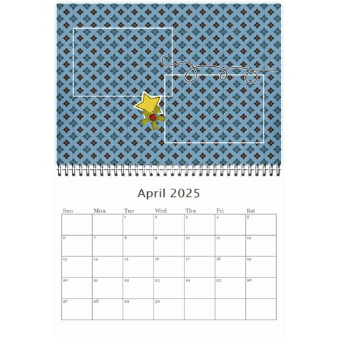 Mini Calendar For Guys By Jennyl Apr 2025