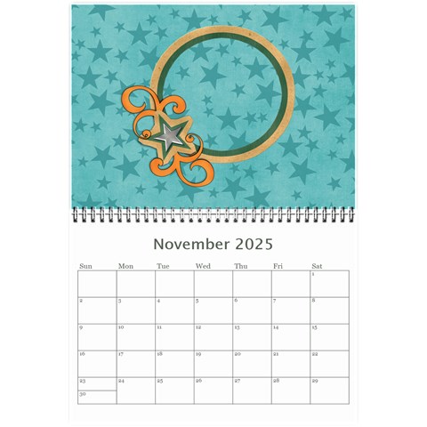 Mini Calendar 2025: Cool Dude By Jennyl Nov 2025