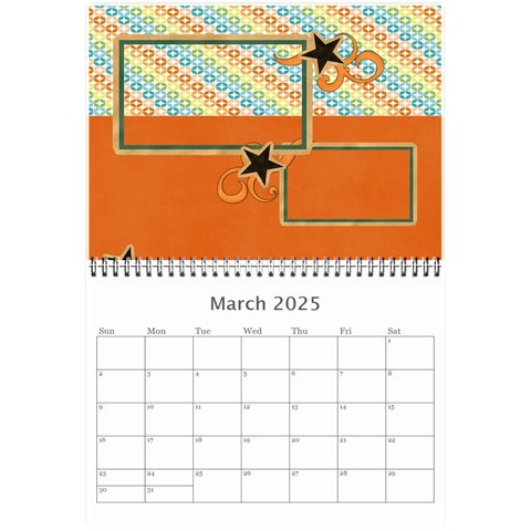 Mini Calendar 2025: Cool Dude By Jennyl Mar 2025