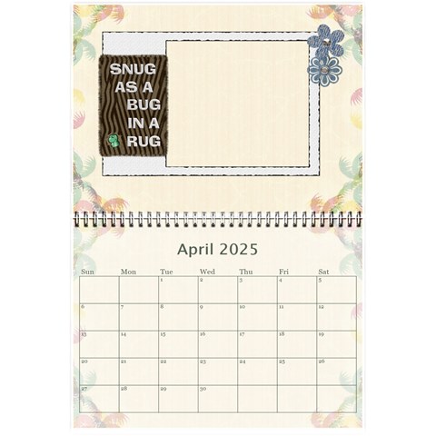 Kids 8 5x6 Mini Wall Calendar By Lil Apr 2025