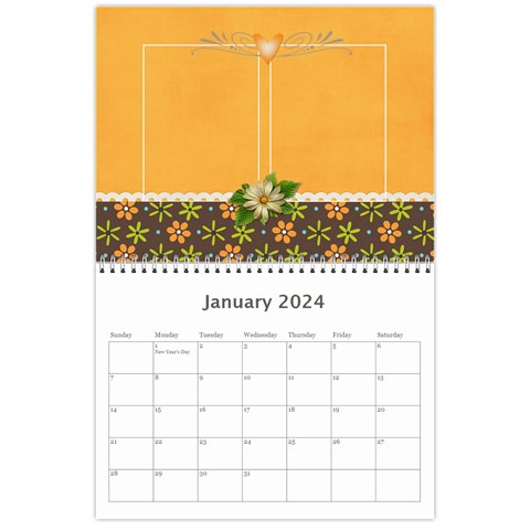 Mini Wall Calendar: Our Family Our Memories By Jennyl Jan 2024