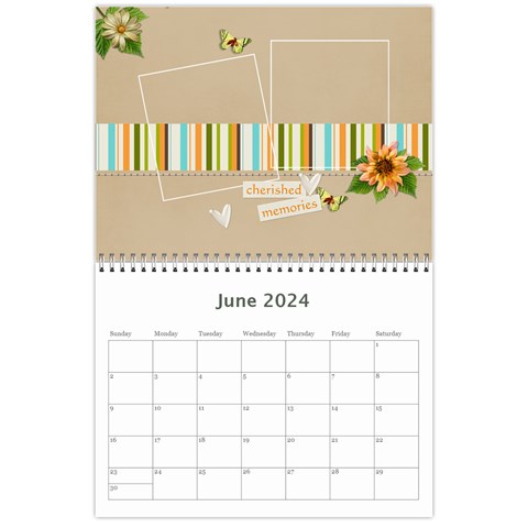 Mini Wall Calendar: Our Family Our Memories By Jennyl Jun 2024