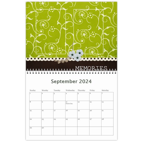 Mini Wall Calendar: Our Family Our Memories By Jennyl Sep 2024