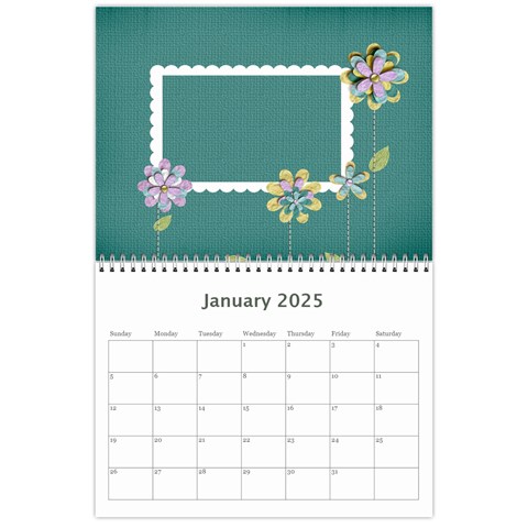 Mini Wall Calendar: Precious Family By Jennyl Jan 2025