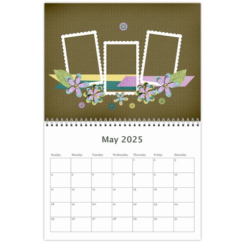 Mini Wall Calendar: Precious Family By Jennyl May 2025