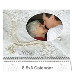 Our Wedding or Anniversary 2024 (any Year Calendar Mini - Wall Calendar 8.5  x 6 