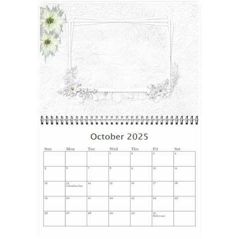 Our Wedding Or Anniversary 2025 (any Year Calendar Mini By Deborah Oct 2025