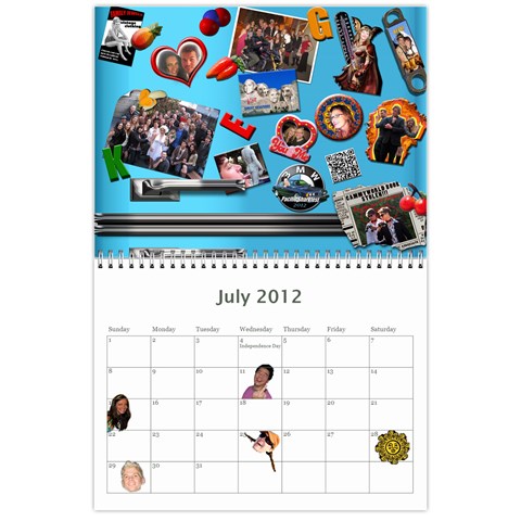 Bff Calendar 2012 By Casey Shultz Jul 2012