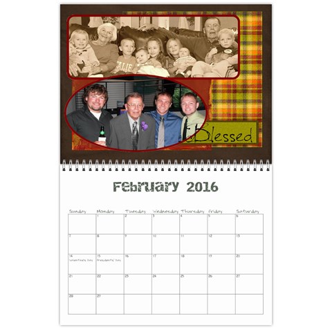 Edgcomb Calander By Amanda Feb 2016