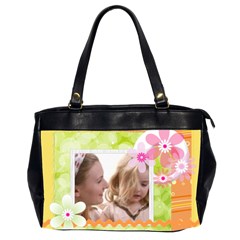flower of baby - Oversize Office Handbag (2 Sides)