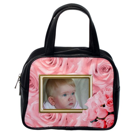 My Little Rose Classic Handbag (2 Sided) By Deborah Back