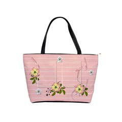 Shoulder Handbag: Flower Power - Classic Shoulder Handbag