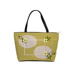 Shoulder Handbag: Flower Power2 - Classic Shoulder Handbag
