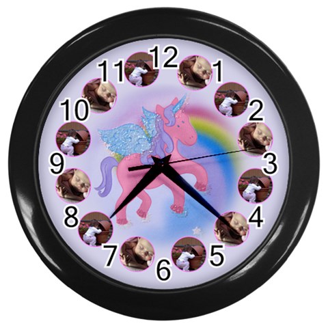 Unicorn Clock By Deborah Front