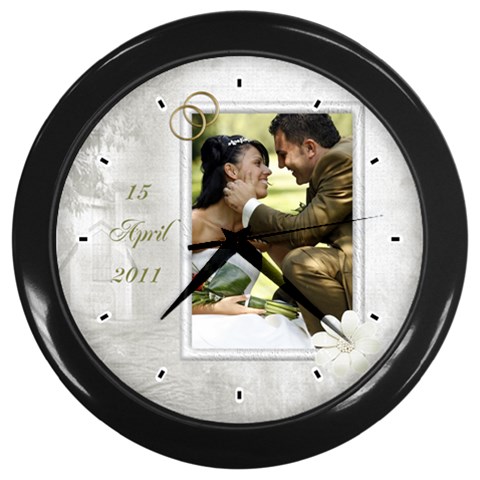 Our Wedding Clock By Deborah Front