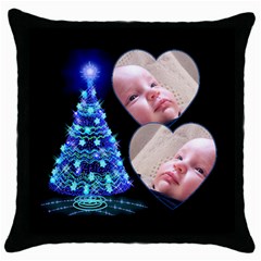 O Christmas Tree Thow Pillow - Throw Pillow Case (Black)
