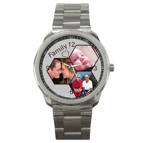 Family Sports Watch By Deborah Front