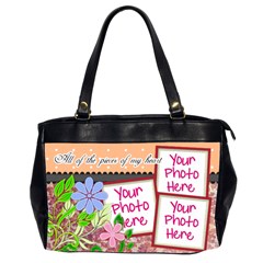 All of the Pieces of My Heart Office3 - Oversize Office Handbag (2 Sides)