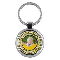 Grandmother Round Key Chain