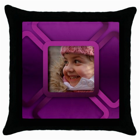 Pink Throw 2 Pillow By Deborah Front