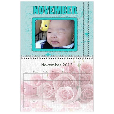 2012 Calendar By Erica Nov 2012