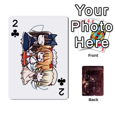 Touhou Playing Card Deck Rinnosuke Back By K Kaze Front - Club2