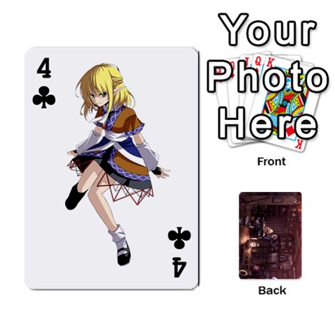 Touhou Playing Card Deck Rinnosuke Back By K Kaze Front - Club4