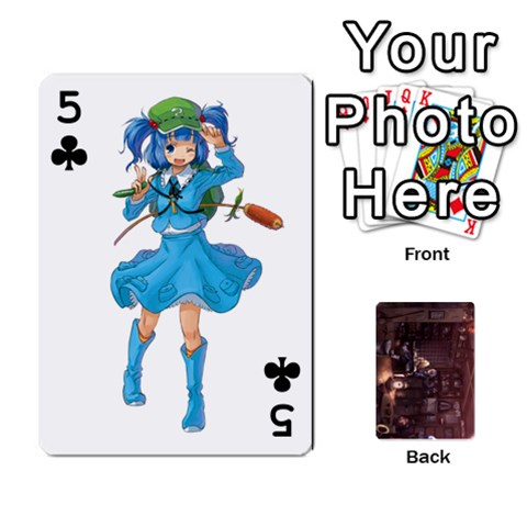 Touhou Playing Card Deck Rinnosuke Back By K Kaze Front - Club5