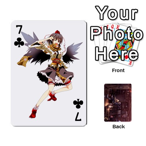 Touhou Playing Card Deck Rinnosuke Back By K Kaze Front - Club7