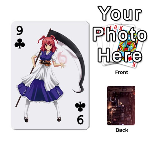 Touhou Playing Card Deck Rinnosuke Back By K Kaze Front - Club9